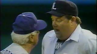 Los Angeles Dodgers vs Florida Marlins (June 7, 1994) "Joe West Has Lost His Patience"