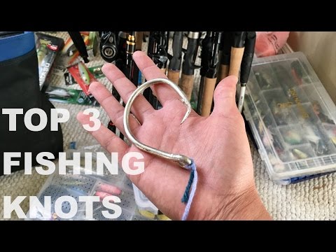 Fishing Knots you NEED to Know! How to Knot Tying Tutorial (Improved Clinch, Palomar, & Alberto)