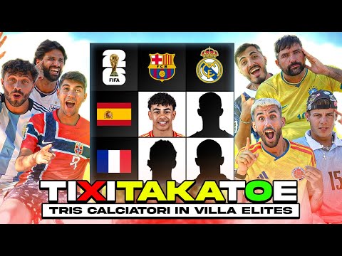 ⚽ SOCCER TIC-TAC-TOE! QUIZ at VILLA ELITES! (ft. NAPOLI CREATORS)