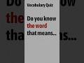 Can You Guess This Word? 🧠 (Word Quiz Challenge) #WordQuiz #LearnEnglish #VocabularyTest #Shorts