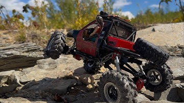 WPL c14 custom rock climb