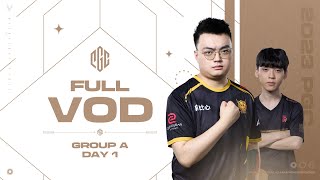 PGC 2023 그룹 스테이지 그룹 A DAY 1