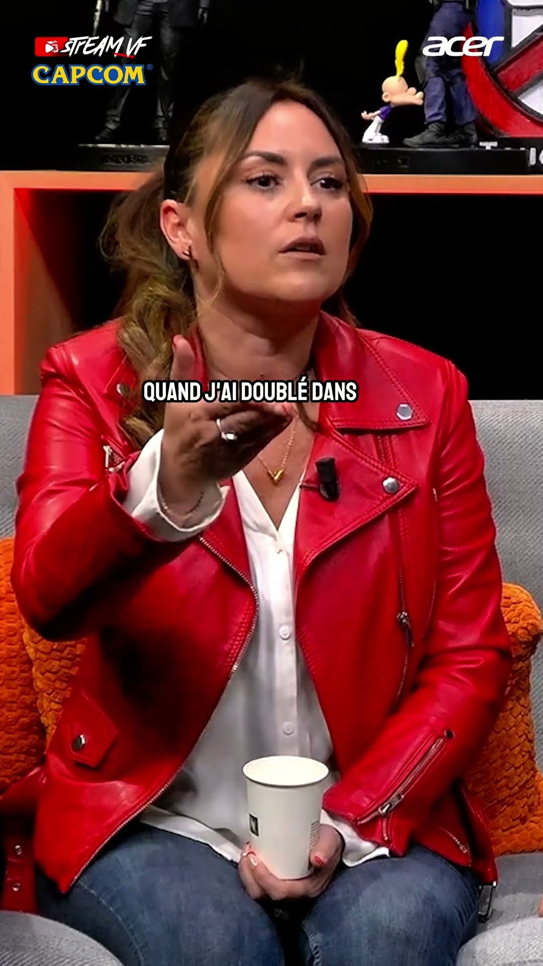 Kelly Marot, la VF de Claire Redfield découvre pour la 1ere fois le jeu #residentevil 😱 #streamvf