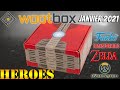 Wootbox janvier 2021 heroes transformers zelda overwatch funko pop call of duty unboxing test