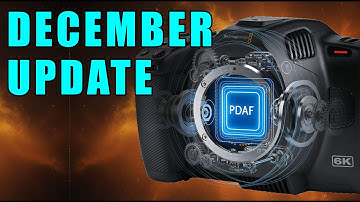 NEW Blackmagic Autofocus Update - BMCC6K PDAF - Phase Detection AutoFocus - Camera 9.9.2 RC17