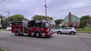 Wallington NJ Fire Department Engine 203 Responding 9-3-20