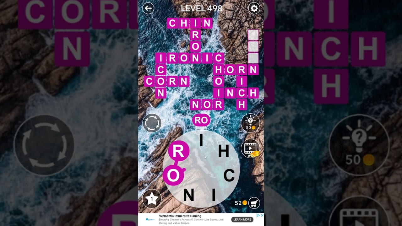 Word Crossword Search level 498