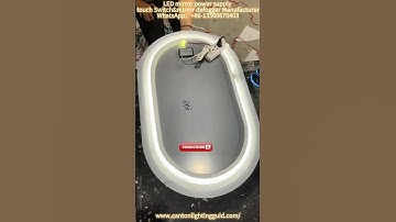 How to diy vanity mirror with lights, led mirror touch sensor switch with 96W MAX driver.#ledlights