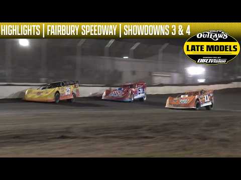 World of Outlaws Late Models | Fairbury Speedway | Showdowns 3 & 4 | July 24, 2026 | HIGHLIGHTS