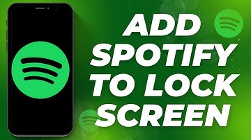 How To Add Spotify To Lock Screen | 2025