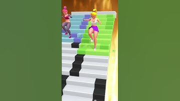 DownStairs Game Running From Fire Hard last stage game #games #shorts #trending