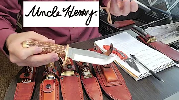 Schrade Uncle Henry Knife Talk. Uncle Henry Knives! Knife Review.