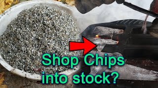 Melting Aluminum Chips at Home. Can it be Done?