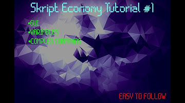 Skript Economy Tutorial EP.1 | Making The Basics