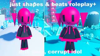 ROBLOX - UPDATE - JUST SHAPES & BEATS ROLEPLAY IDOLS UPDATE How to get DRILL PEAR BADGE and MORPH