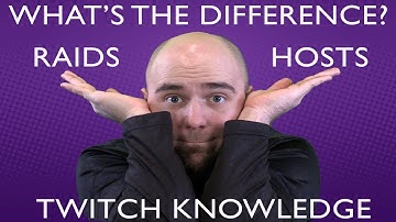 Twitch Knowledge Difference Between Raids And Hosts Explained