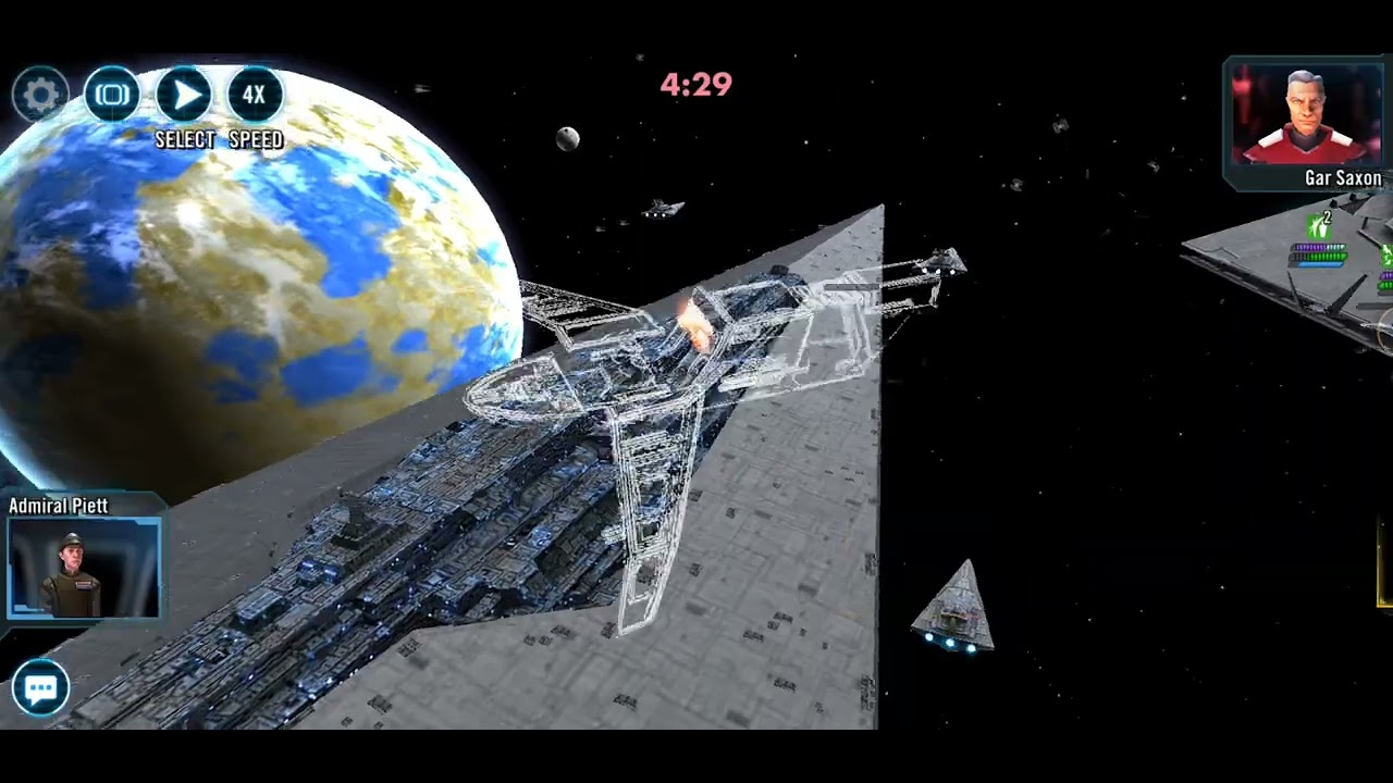 SWGOH - Fleet Arena - Executor vs Finalizer with TIE Echelon
