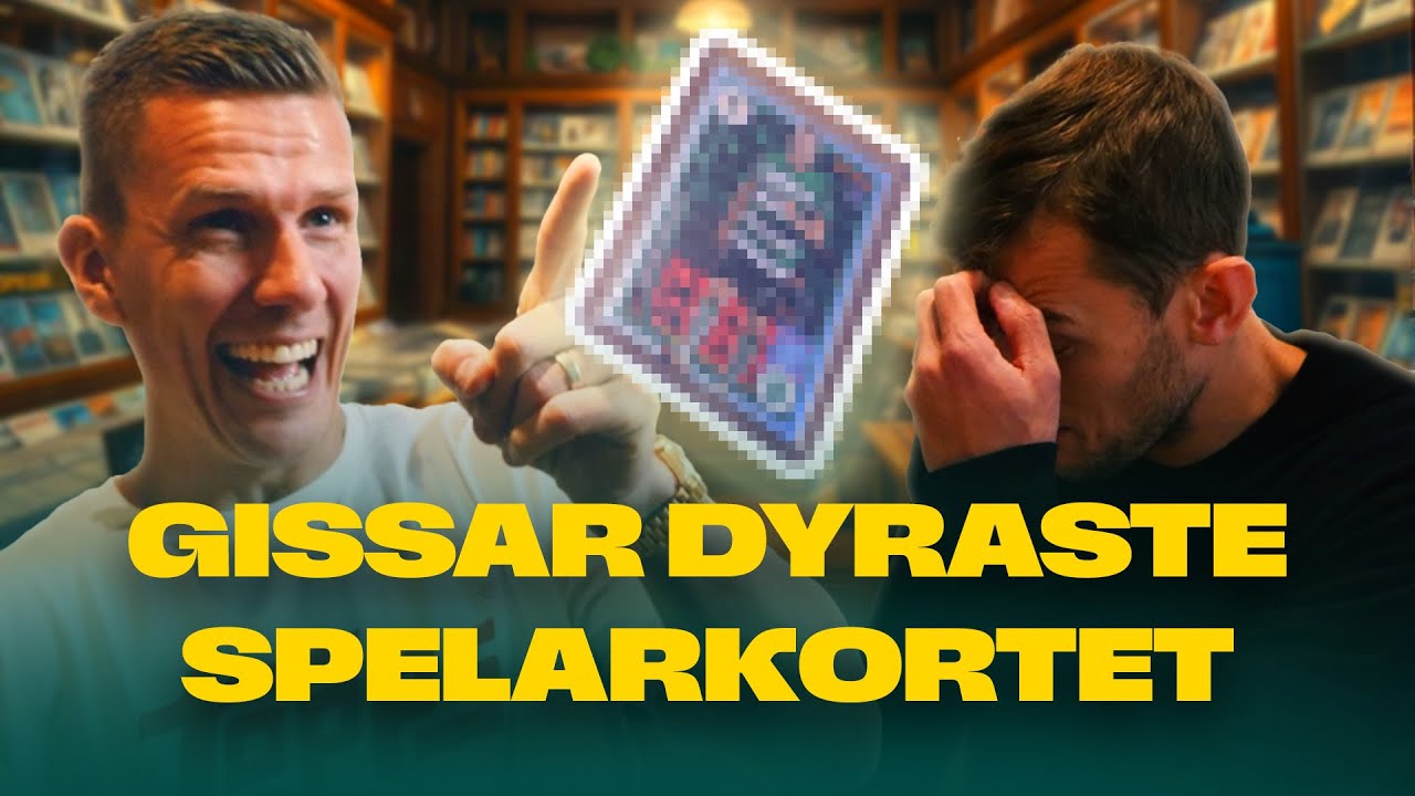 Pontus Wernbloom och Fabbe upptäcker Hobby-världen | Vem döljer sig bakom det dyraste spelarkortet?