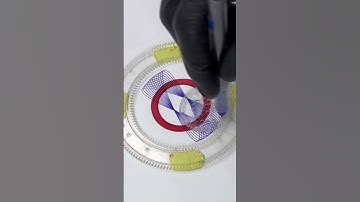 The Most Aesthetic ASMR Spirograph Ever! #art #asmr #spirograph #shorts #2025 #usa