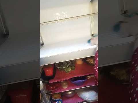 طريقه غسل الثلاجة ودهنها بالزيت لمنع التصاق الثلج بالاشياء اتمنا الفكرة تعجبكم وتجربوها 