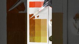 Green Gold & Cadmium Orange