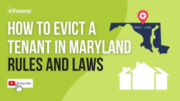 How to Evict a Tenant In Maryland