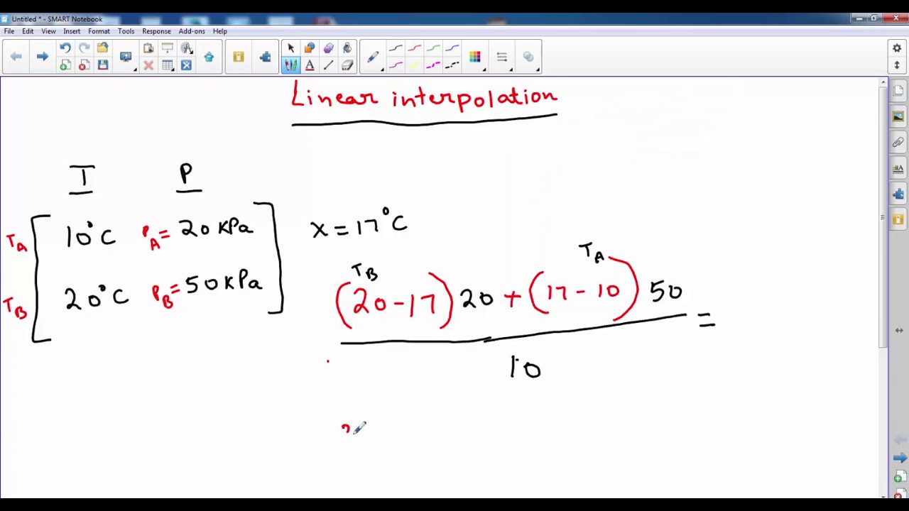 Linear Interpolation-An Easy Way - YouTube