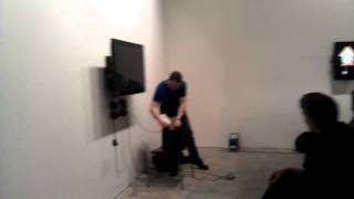Stewart Home shredding a book, 12.06.12