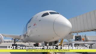 LOT Dreamliner B787 8 walkaround