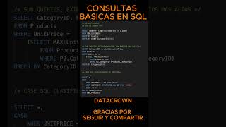 Consultas SQL desde cero #dataanalytics #sql #mac #vscode #powerbi
