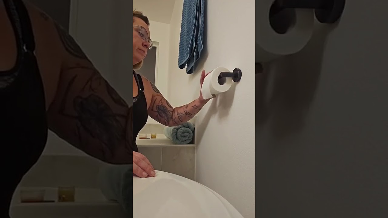 Tighten Toilet paper roll holder correct plunger for sink vs toiler