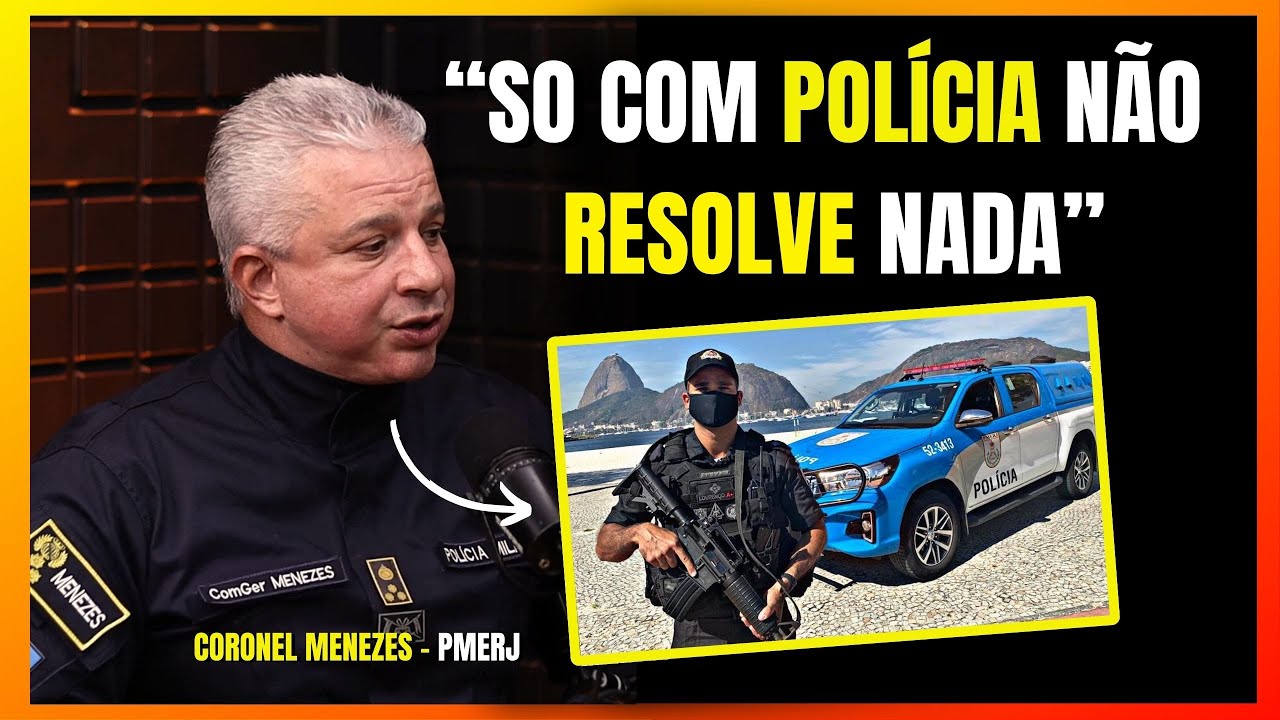 OLHAR SEGURANÇA PÚBLICA SÓ COM POLÍCIA E UM OLHAR MIOPE I CORONEL MENEZES I PAPORETO PODCAST