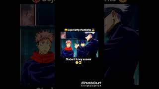 Gojo and itadori funny move ment #shorts