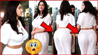 Janhvi Kapoor Looks So Hot In Casual Dress During Spotted At ...