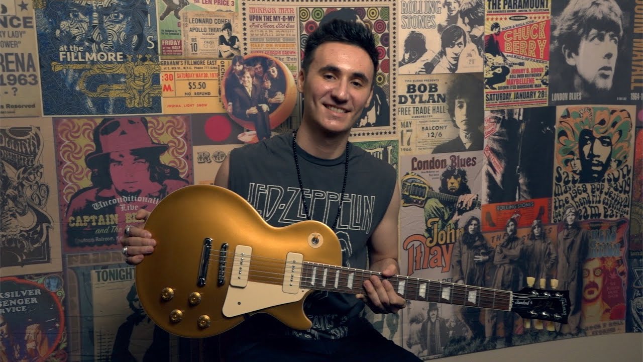 Gibson Les Paul Standard '50s P90 Gold Top - Guitarra eléctrica