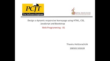Web Programming Task 6 | 1st Year | Java Institute