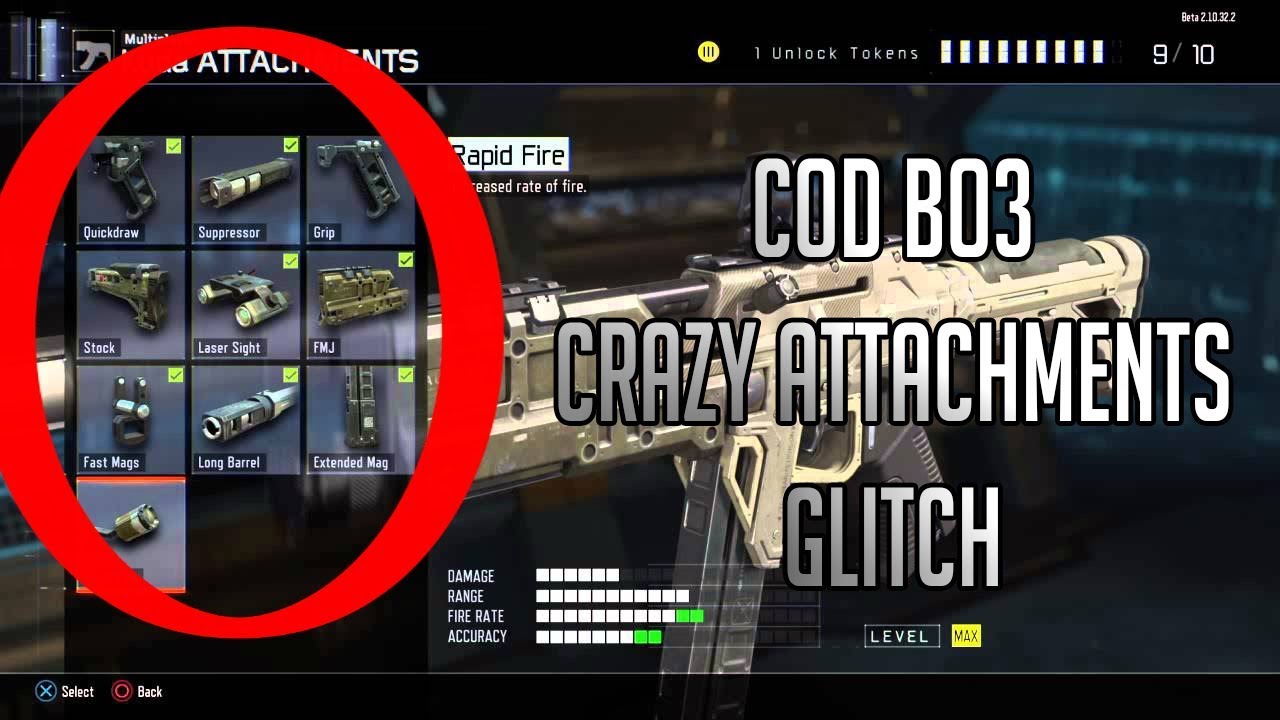 COD BO3 - INSANE ATTACHMENTS GLITCH