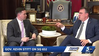 Gov. Kevin Stitt urges Oklahomans to vote against state question to raise minimum wage