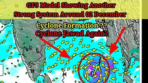 GFS Model Showing a Strong System Around 02 December | Next 15 Days Rainfall Map India