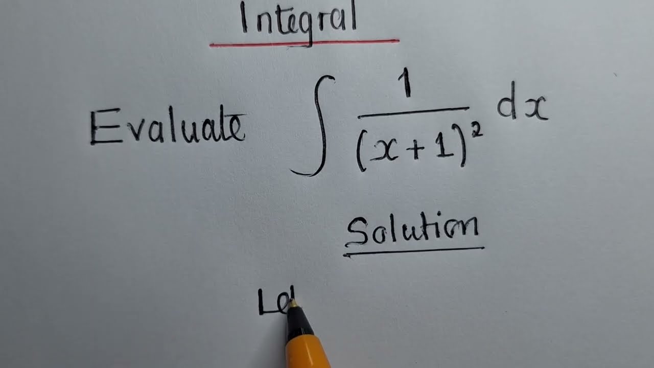 Вычислите интеграл от 1/(x+1)^2 dx