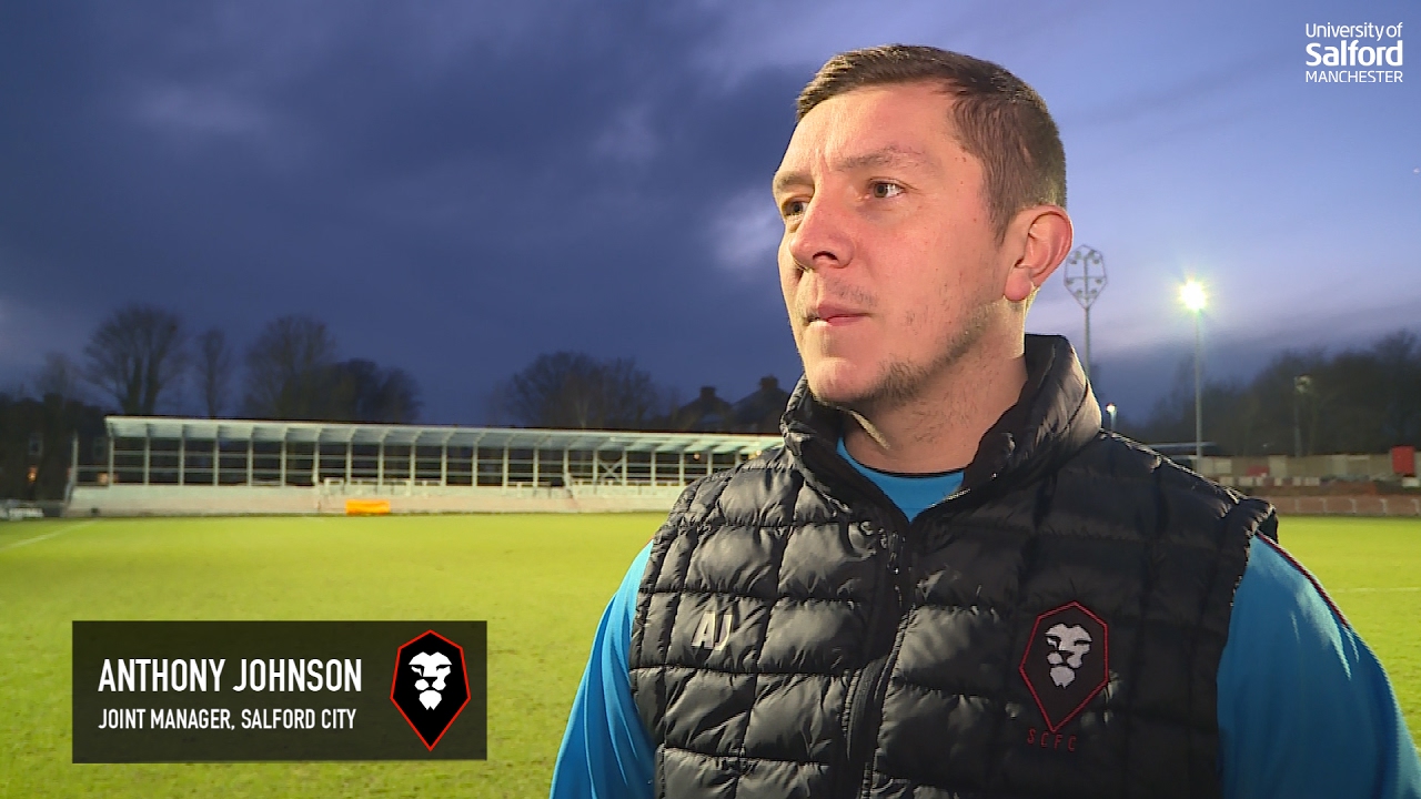 national league volley Salford City 5-0 AFC Fylde - Anthony Johnson postmatch interview