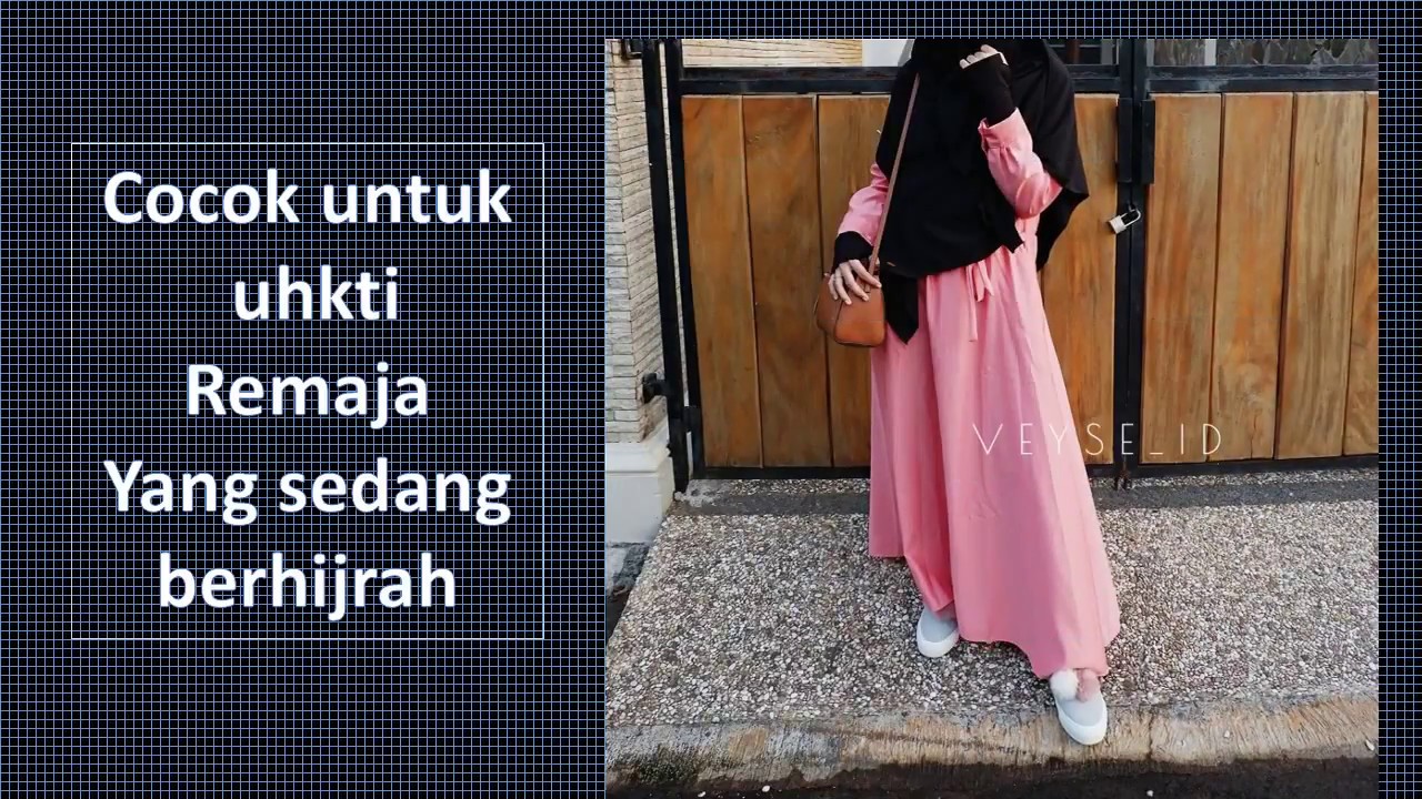 Gamis Syari modis terbaru 2018