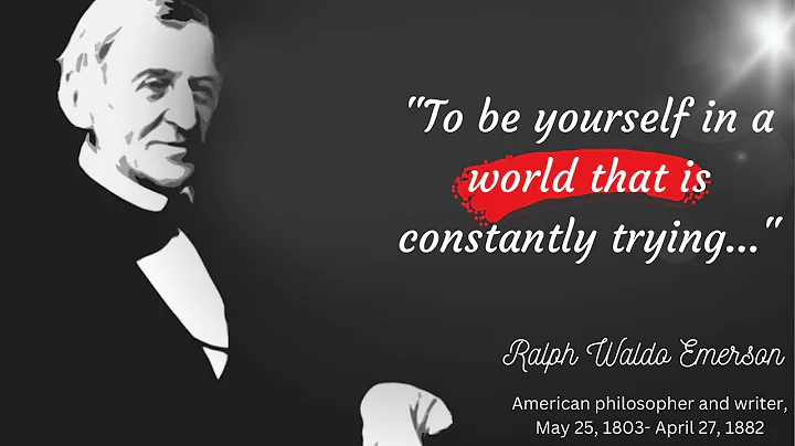 10 powerful quotes by the legendary philosopher and poet (Ralph Waldo Emerson) Inspirational Quotes