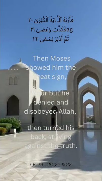 The Holy Quran An Nazi'at (Those who drag forth) Qs 79 : 20,21 & 22 #shorts #quotes #viralshorts
