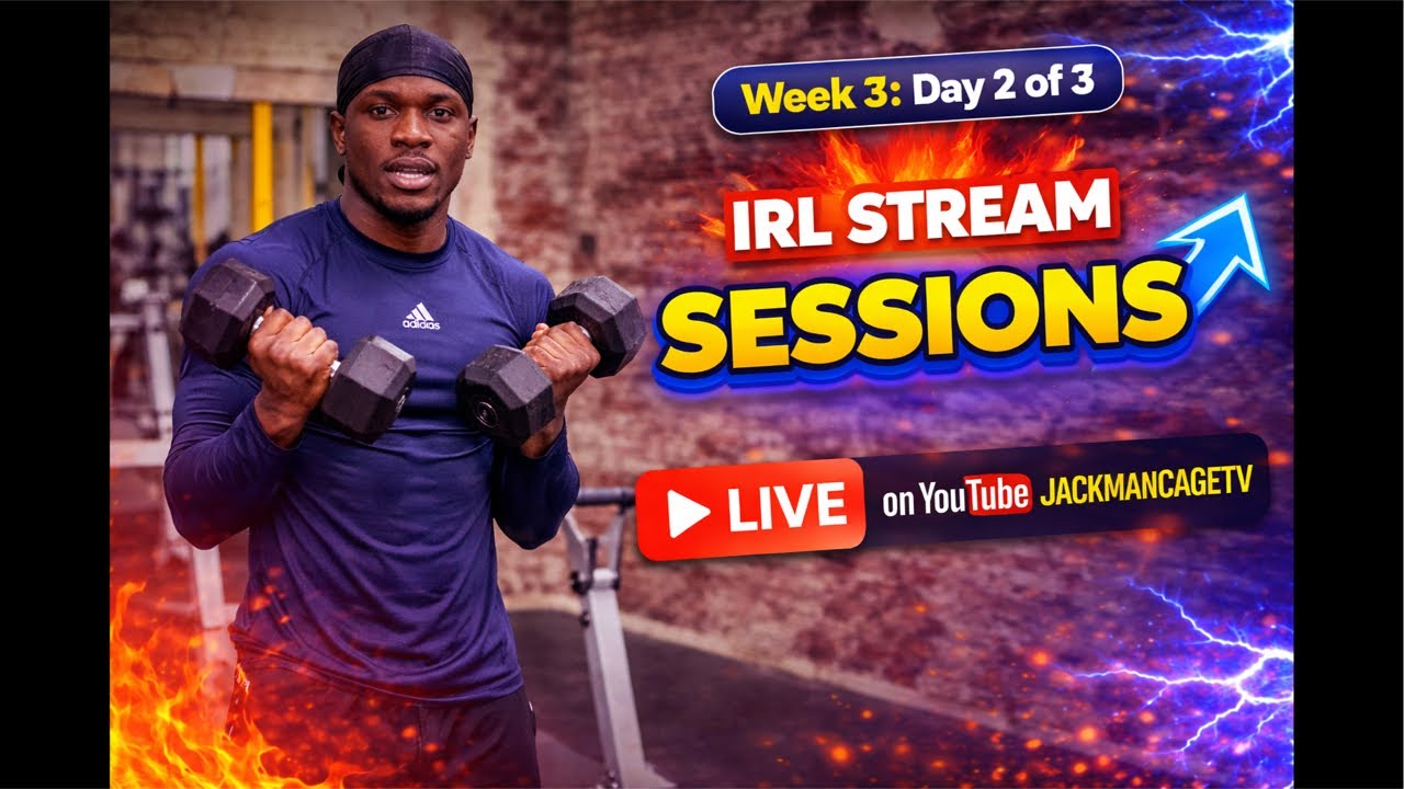 irl stream Gym session | Week 3| Day 2 of 3 - YouTube
