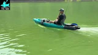 Test 10ft , 400 lbs Pedal Kayak with Motor,  Modular Fishing Kayaks with Pedal, Prop Drive Option