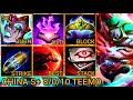 TEEMO Baron Lane With Perfect One-Shot Set Up - China Wild Rift New Meta Build & Runes By Tiarty
