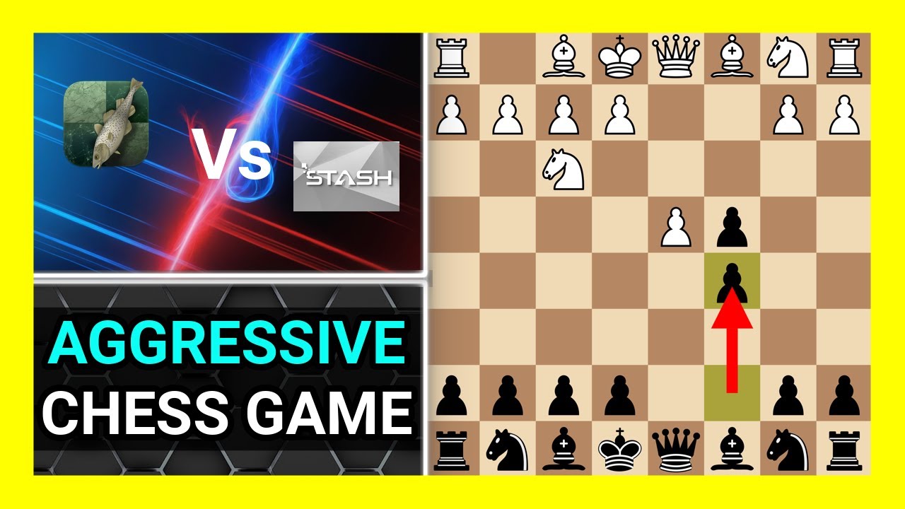 Aggressive Chess Engine Game, Stockfish 17 vs Stash 34.0, Watch and ...