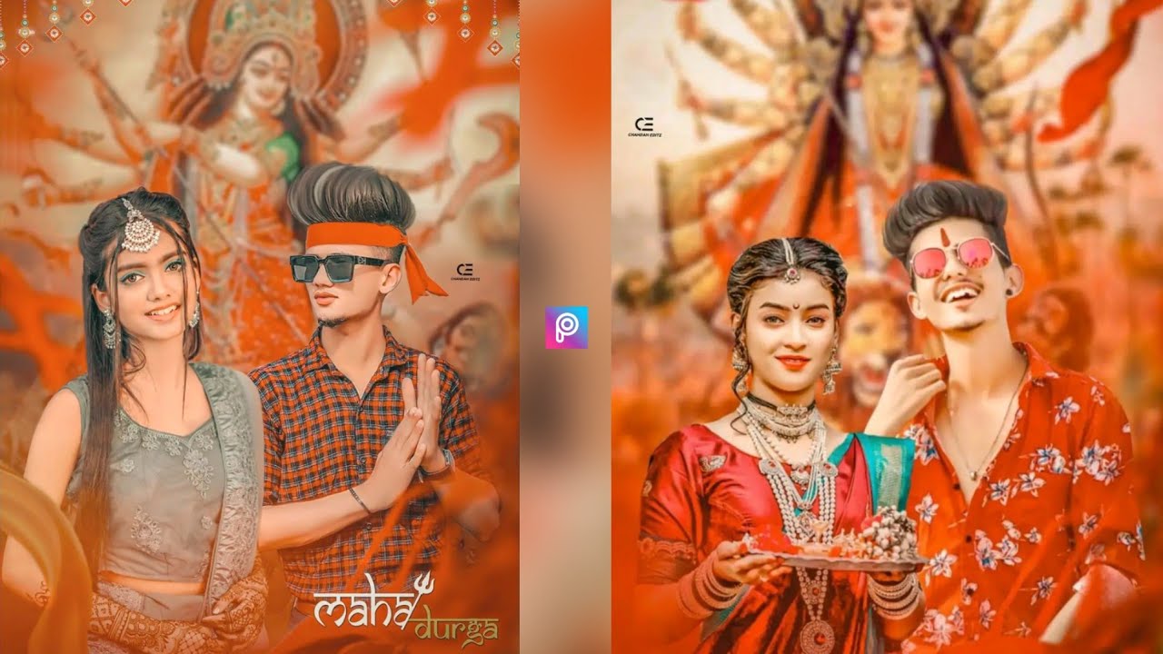 Durga Puja Photo Editing 2021 | Navratri Photo Editing PicsArt | PicsArt Editing