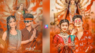Durga Puja Photo Editing 2021 | Navratri Photo Editing PicsArt | PicsArt Editing screenshot 4